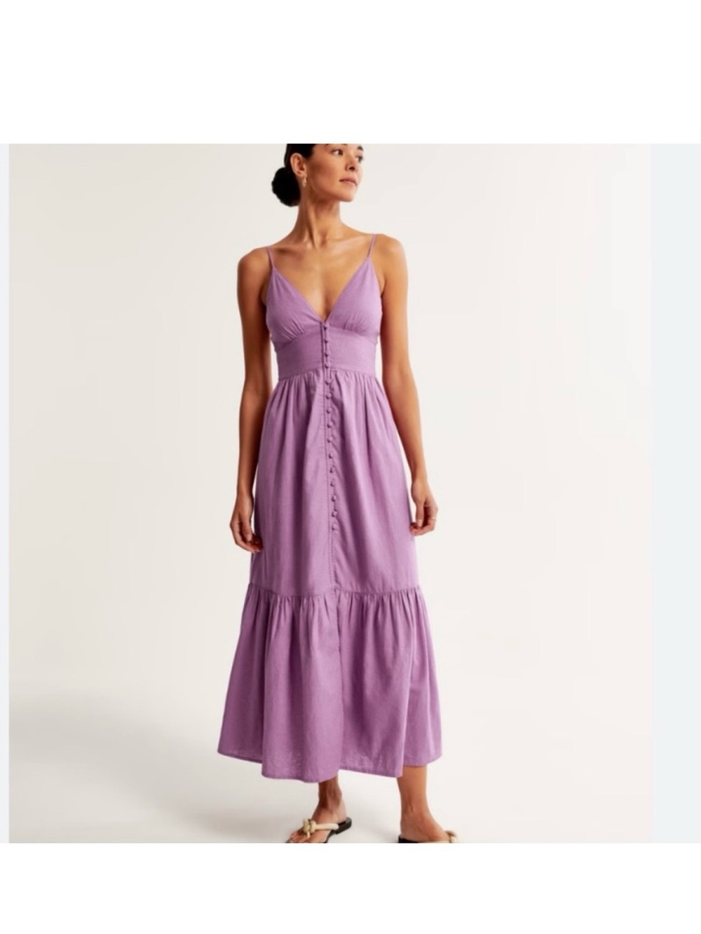 Abercrombie Linen Maxi Dress